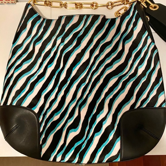 Michael Kors Collection Zebra suede tote - Picture 2 of 4